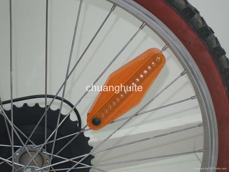 Bike Bicycle Wheel Spoke Blue Light 5