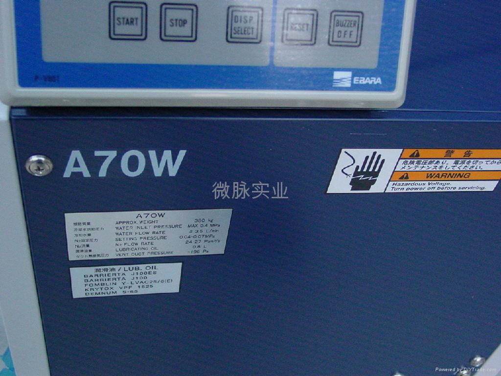 EBARA DRY PUMP AA40/ESR200/A25 EBARA/ESR/EST/ESA (China Services or