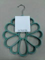 flocked scarf hanger 1