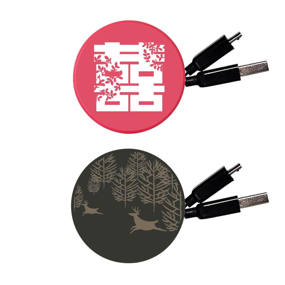 伸缩充电数据传输线(印刷图案) 2