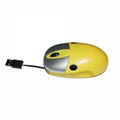 USB single pull retractable mouse