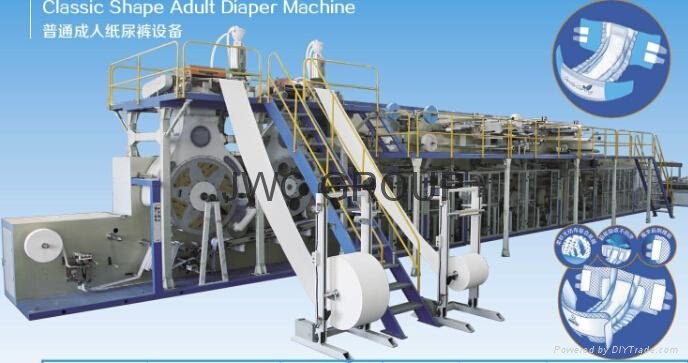 frequency controlling adult diaper machine