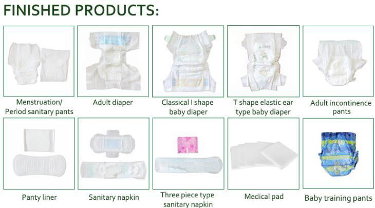 T Shape I Shape Pull up Pants Type Baby Diaper Machine Manufacturer 3