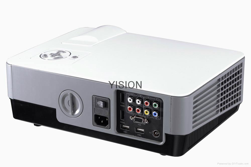 HD LED Projector with DVB-T/USB for Home Cinema