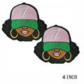 Small Size AKA Alpha Kappa Alpha Sorority Patch Pearl Ivy Shield  patches