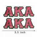 Small Size AKA Alpha Kappa Alpha Sorority Patch Pearl Ivy Shield  patches