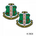 Small Size AKA Alpha Kappa Alpha Sorority Patch Pearl Ivy Shield  patches