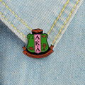 AKA Sorority Paraphernalia Brooch Pin for Women 2