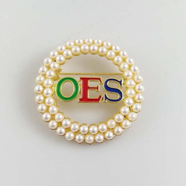  Order of The Eastern Star Sorority Gift Greek Sorority Letter Brooches 4