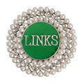 Fraternity Pearl Greek Sorority Links Brooches  1