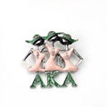 Three beauty woman brooch for AKA DELTA ZETA GAMMA Jewelry