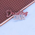 Sorority Letters Devastating Diva Pin