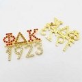 Greek Letter Sorority Number 1923 Brooches For Rhinestone 2