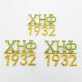 Greek Letter Sorority Number 1923 Brooches For Rhinestone