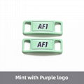 Metal Decorative Shoe Lace Tags Af1 Shoe Lace Buckle Charms for Sneakers