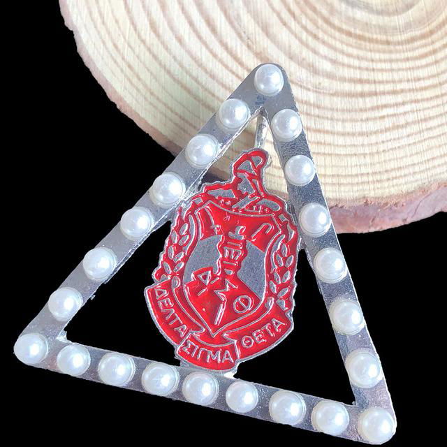  DELTA DST Metal letter Brooch pin 5