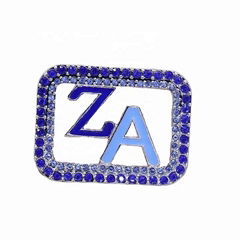 Zeta Amicae Brooch Pin ZA 1948 Sister Party Accessories Gift Greek