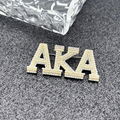  greek jewelry manufacturers Sorority and fraternity Brooch label pin