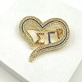  greek jewelry manufacturers Sorority and fraternity Brooch label pin 11