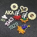  greek jewelry manufacturers Sorority and fraternity Brooch label pin 12