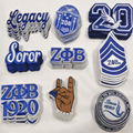 sorority and fraternity Patches Greek Letters Chenille Patches