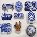 sorority and fraternity Patches Greek Letters Chenille Patches 7