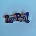 Sorority ZZZPHI Lapel pin brooch Blue Letters Enamel Rhinestones Brooch