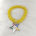  OES Jewelry Order of the Eastern Star Bling Beaded Charms Bracelet