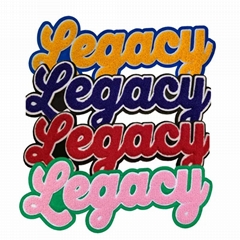 11 INCH Legacy Letter Chenille Sorority patches