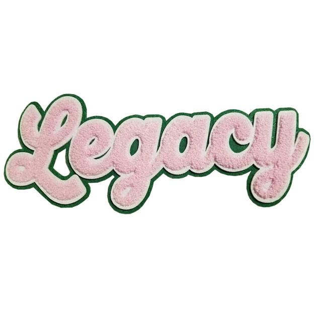 11 INCH Legacy Letter Chenille Sorority patches 2