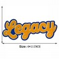 11 INCH Legacy Letter Chenille Sorority patches 7