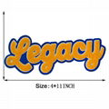 11 INCH Legacy Letter Chenille Sorority patches