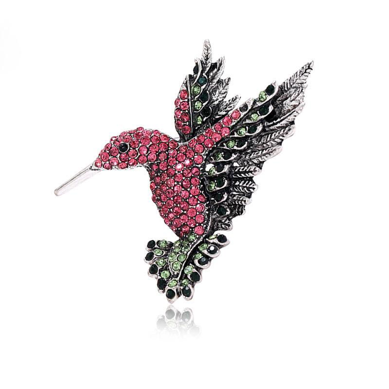 Bird Hummingbird Austrian Crystal Pin Brooch Jewelry 3