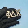 Greek letters Phi Delta Kappa brooch