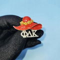 Greek letters Phi Delta Kappa brooch