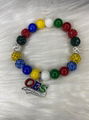  OES Jewelry Order of the Eastern Star Bling Elastic Beaded Charms Bracelet  3