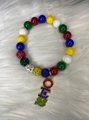  OES Jewelry Order of the Eastern Star Bling Elastic Beaded Charms Bracelet  5