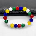  OES Jewelry Order of the Eastern Star Bling Elastic Beaded Charms Bracelet  9