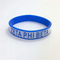 Greek Store Zeta Phi Beta Rubber Bracelet Silicone Wristband