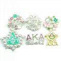 Greek Sorority AKA The order of Eastern star custom Vote brooch Lapel pin