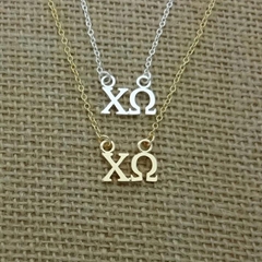 Greek Zeta Tau Alpha Greek Sorority Lavalier Floating Necklace