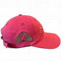 DST SGRho Dad Hat Pink and Green Hat