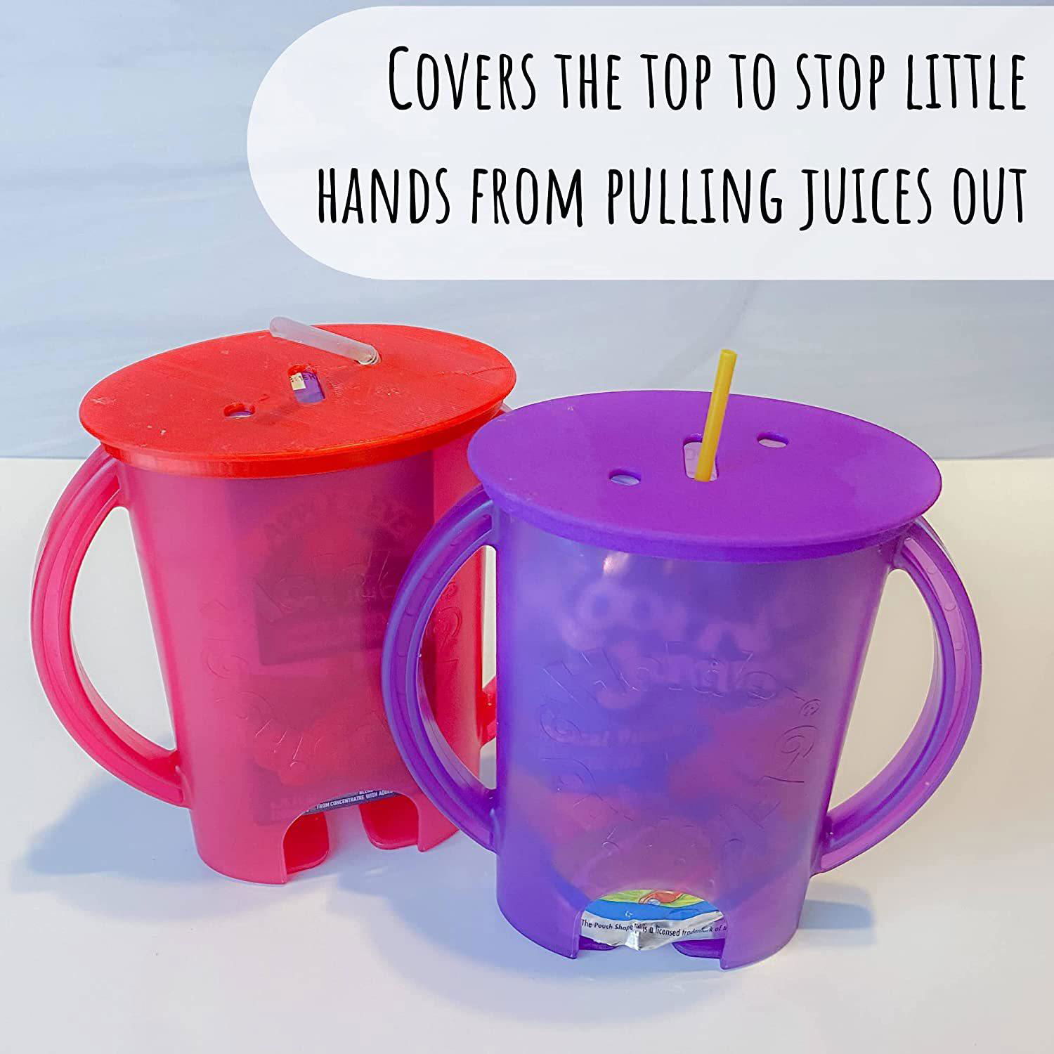 Squeeze Proof Flipping Holder for Food Pouches & Juice Boxes 3