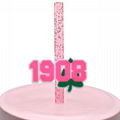 AKA 1908 straw topper AKA GIRL1908 SKEEWEE1908 Silicone drinking straw cover