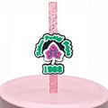 AKA 1908 straw topper AKA GIRL1908 SKEEWEE1908 Silicone drinking straw cover