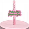 AKA 1908 straw topper AKA GIRL1908 SKEEWEE1908 Silicone drinking straw cover