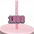 AKA 1908 straw topper AKA GIRL1908 SKEEWEE1908 Silicone drinking straw cover