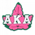  fraternity shoe charms and AKA sorority croc charms