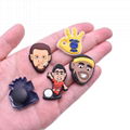 Sports NBA Basketball Shoes Charm Clogs Sneakers Shoes Decoration 6