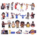 Sports NBA Basketball Shoes Charm Clogs